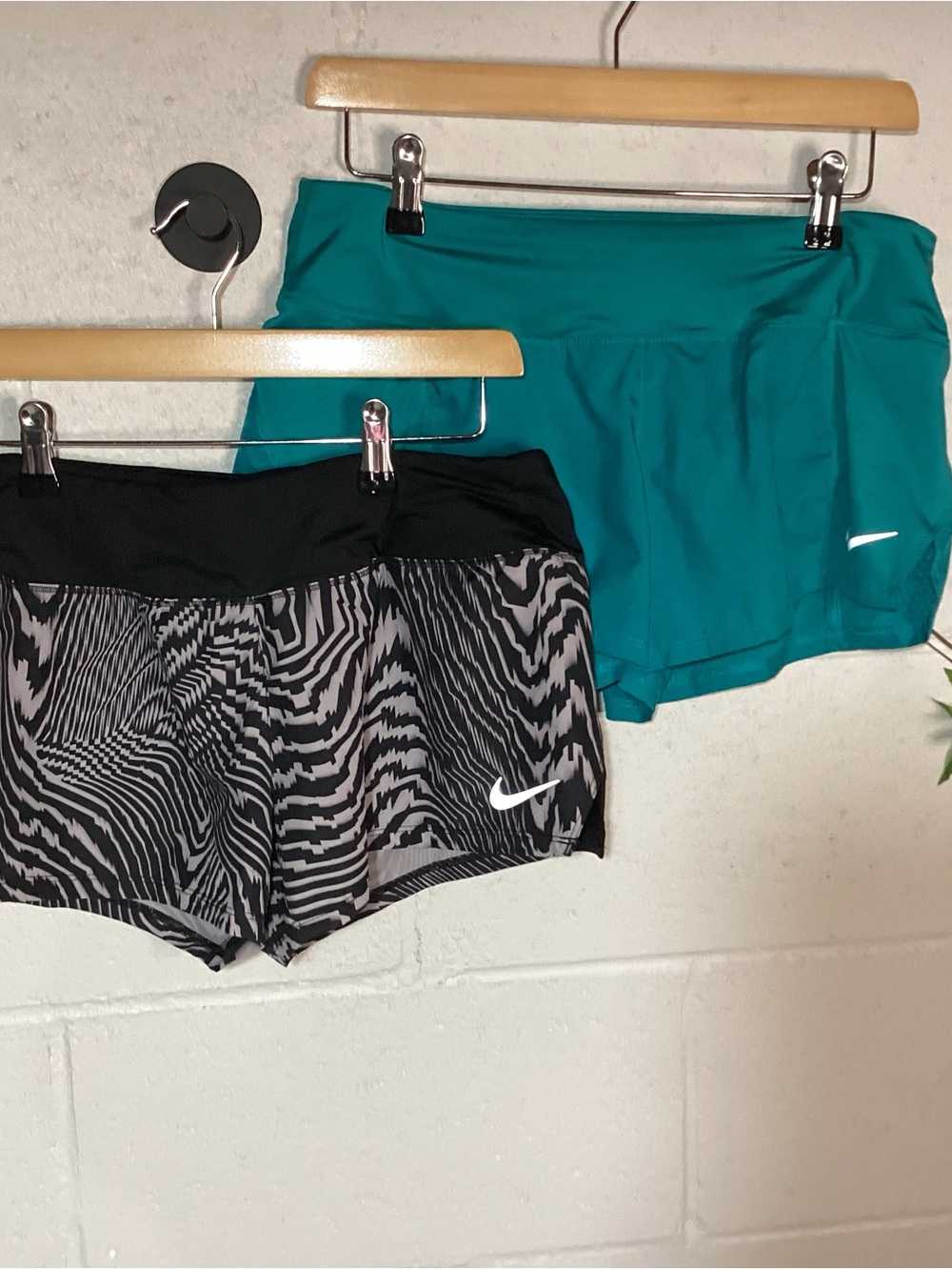 Lot of 2: Nike Women’s Athletic Shorts Duo Running Dri-Fit